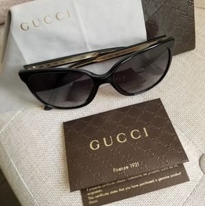 GUCCI square cat eye sunglasses
